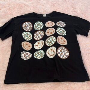 Smiley face tee